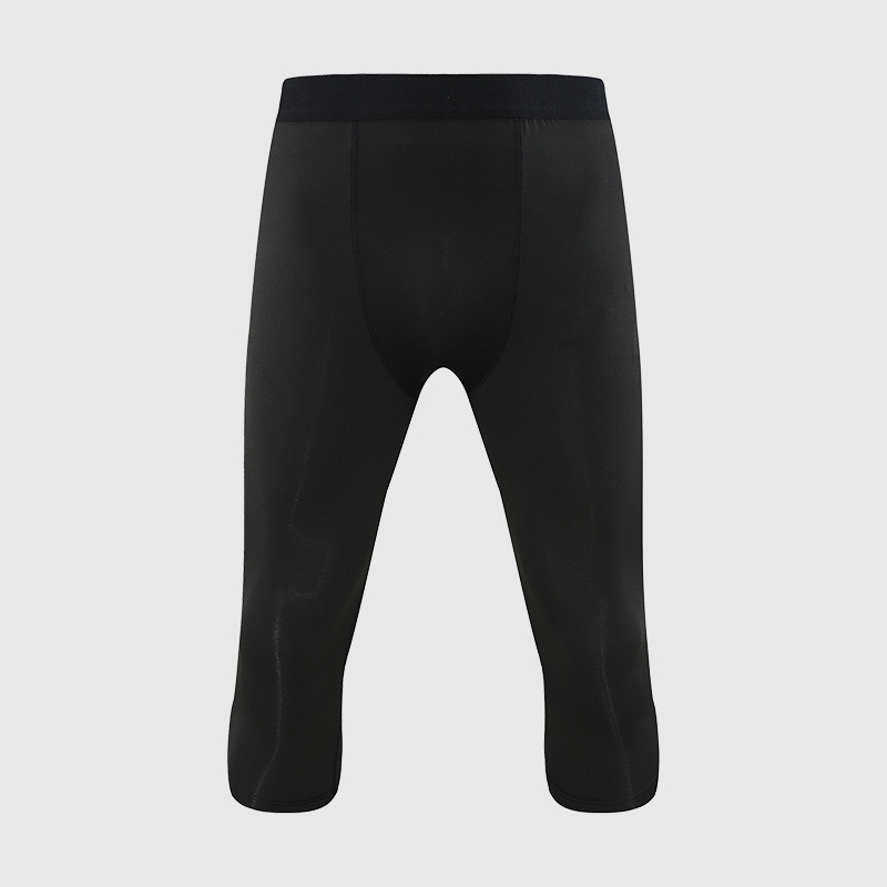 Aptitud de los hombres alto elástico corriendo pantalones cortos ajustados de secado rápido de Baloncesto de los hombres al aire libre bottoming entrenamiento Pantalones deportivos