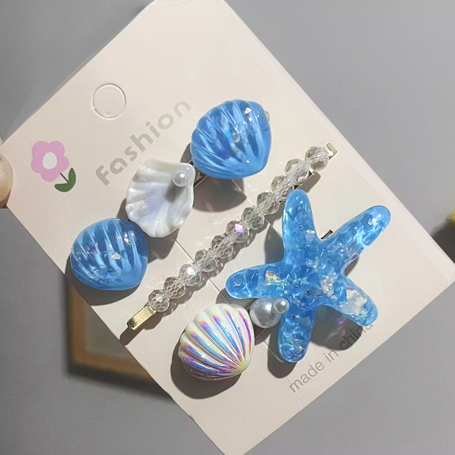 Horquilla con forma de estrella de mar, clip para el cabello con flequillo, nuevo y bonito clip para el cabello, accesorio para el cabello, clip lateral.