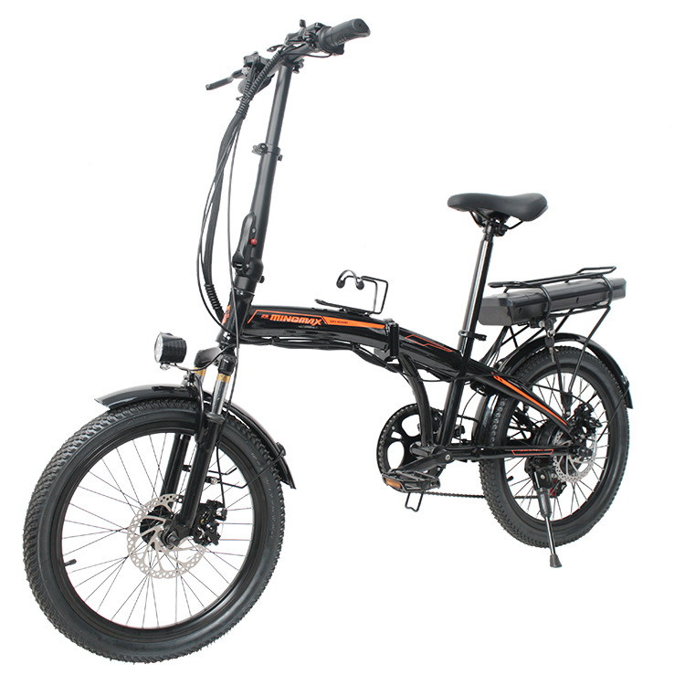 Source Factory Wholesale Custom 20-Inch Folding Electric-Assisted Bicycle for Adults, Small Mobility and Driving Aid Electric Vehicle
