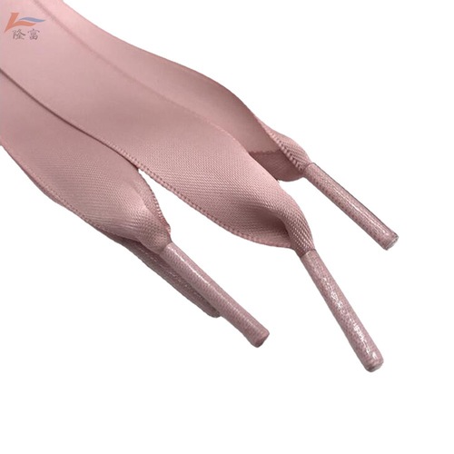 2 cm wide colorful ribbon shoelaces for foreign trade, young people's sports shoes laces in red, green and black silk shoelaces