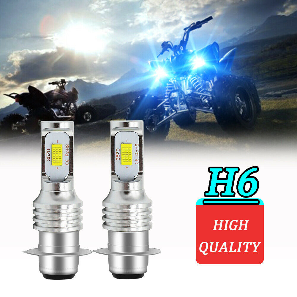 Motorcicleta delantero H6M 80W luz alta y baja conversión de foco h6 bombilla de motocicleta delantero BA20D