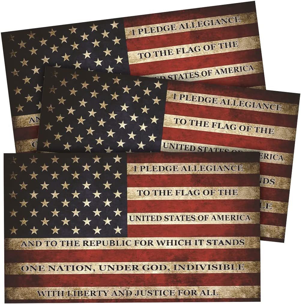 5x3 "de tres piezas de la bandera americana pegatinas reflectantes protector solar impermeable adhesivo coche calcomanías Amazon fábrica al por mayor image 10