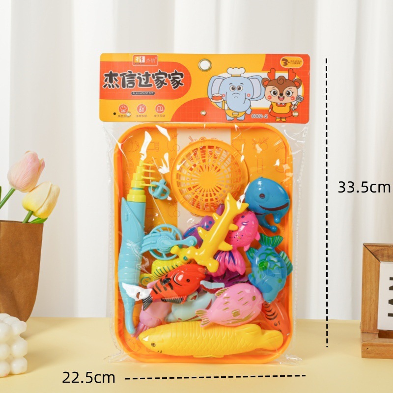 Juguetes para niños al por mayor, un conjunto completo de puestos de mercado nocturno, supermercado, suministro de juegos de simulación de edad.