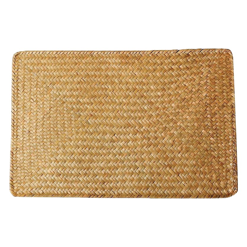 Mar hierba tejida a mano mantel estera de mesa estera de aislamiento simple estera de té estera de mesa china creativa fábrica al por mayor