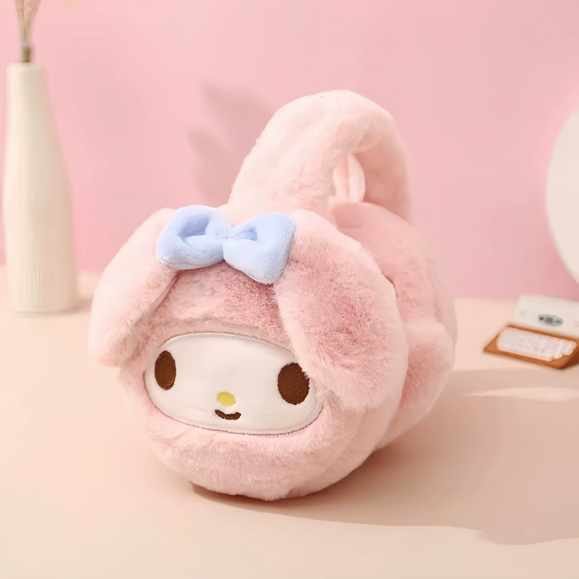 Sanrio, winter keep warm children's headphones, cartoon cute earmuffs, demi-season bag