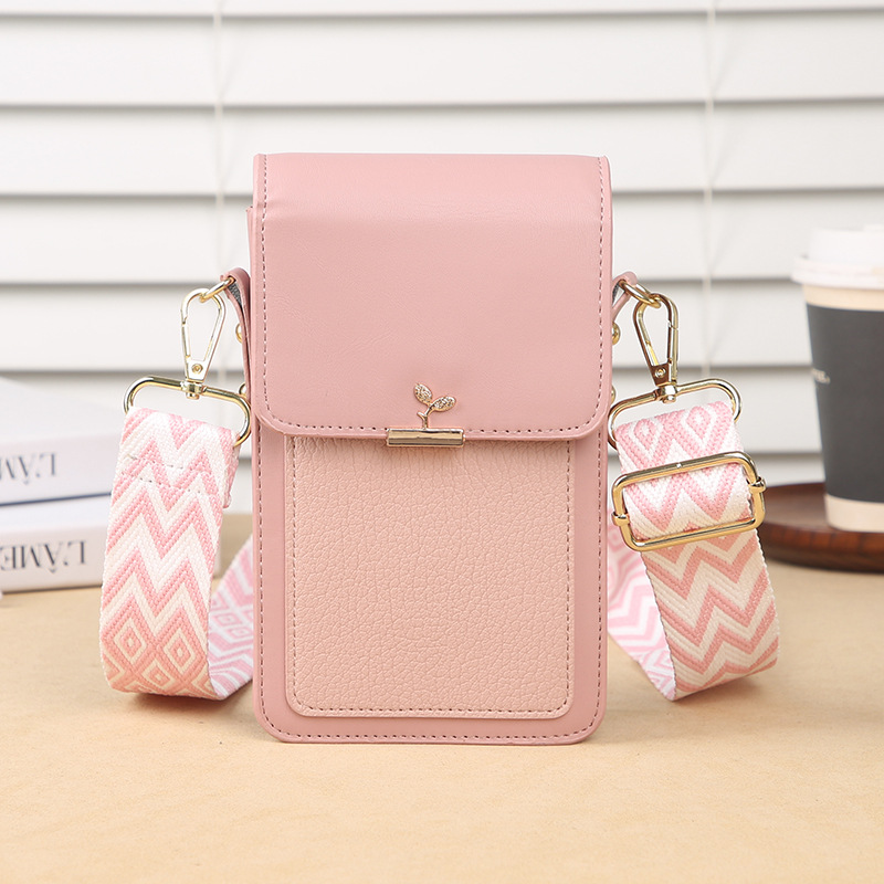 Lonny Comercio exterior transfronterizo nuevo pequeño bolso cuadrado Lindo bolso del teléfono móvil Mini bolso del mensajero del hombro de las mujeres moda teléfono móvil