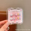 Nail stickers, ear clips, 10 pieces