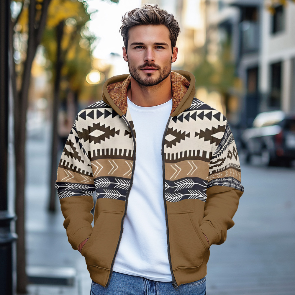 Suéter con cremallera de estilo retro americano Marca de moda de primavera y otoño Tendencia suelta casual de todo fósforo Chaqueta con capucha de gran tamaño MF12