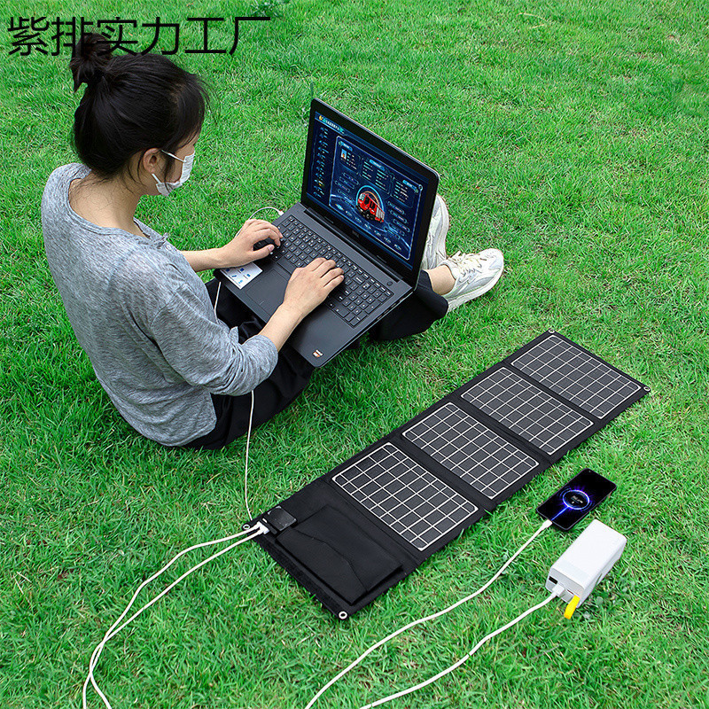 ソーラー充電ボード小型単結晶 5V18V12v 高速電源銀行携帯電話屋外折りたたみ式|undefined