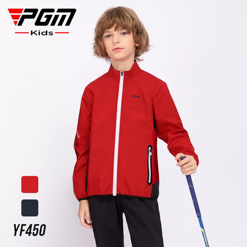 PGM children's golf coat autumn and winter fashion men's children's clothing zipper windproof windbreaker for teenagers warm clothes PGM children's golf coat autumn and winter fashion men's children's clothing zipper windproof windbreaker for teenagers warm clothes