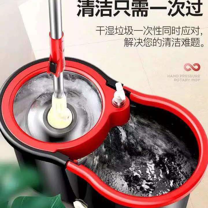 Fregona giratoria, seca y húmeda, uso doméstico, lavado a mano gratuito, venta al por mayor perezoso, venta al por mayor de una pieza, venta directa de fábrica, venta al por mayor de fábrica