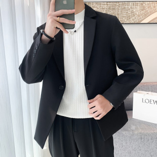 Spring and Autumn high-grade ruoshuai casual suit jacket for men