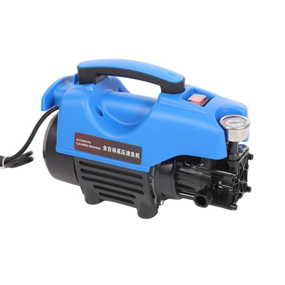 Fully Automatic Household High-Pressure Car Washing Machine High-Power Portable Removable Car Washing Machine Small Powerful High-Pressure Cleaning Machine (Car washing machine) - bare-metal-without-accessories-only-the-main-body-dark-blue