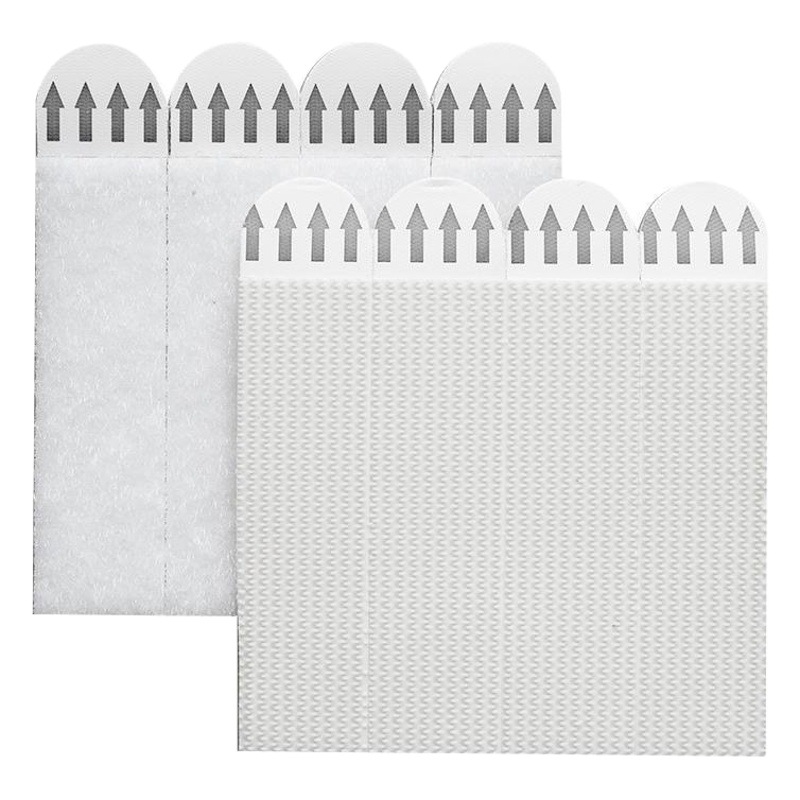 En stock blanco extraíble fijo fácil de tirar cinta adhesiva de doble cara sin pegamento dejado sin daño Pared sin clavos sin costuras marco de fotos pegamento hebilla mágica