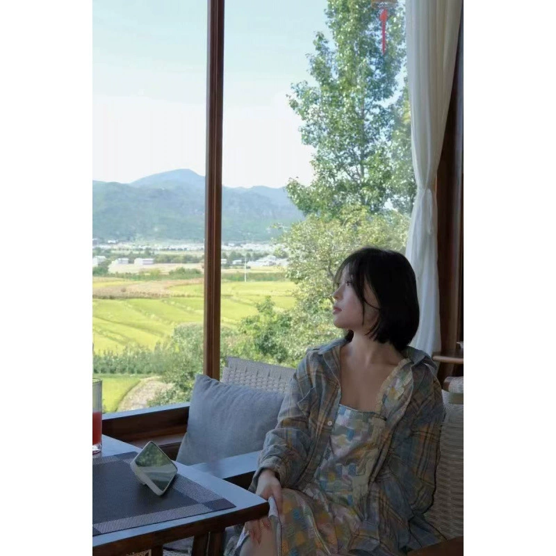 Допамин легкая экстравагантная клетчатая рубашка высокого класса