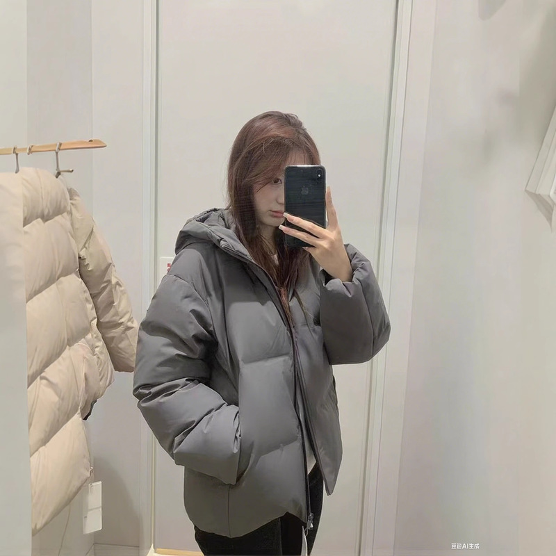 2025 Winter New Style Puffer Jacket Warm Windproof Hooded down Cotton Women's Winter Clothing Cotton Jacket Coat