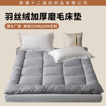 羽丝绒加厚床垫磨毛垫子可折叠家用床垫床褥床护垫榻榻米床盖批发