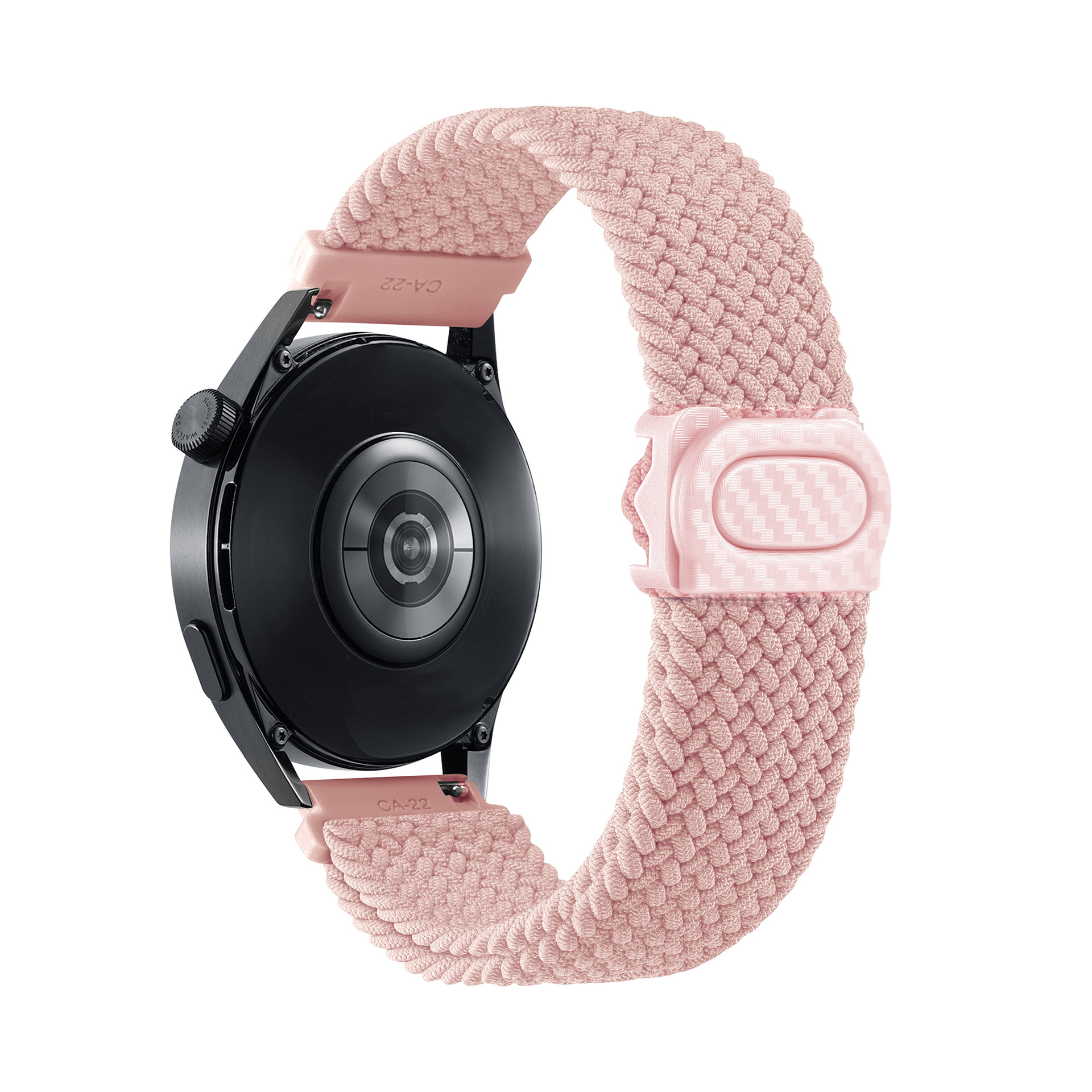 It is suitable for the carbon fiber texture snap braided strap of Samsung watch4657 and the strap of Huawei watch GT345 undefined
