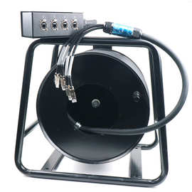 4芯多通道六类网线国标纯铜舞台演出双屏蔽CAT6双绞线网络延长线