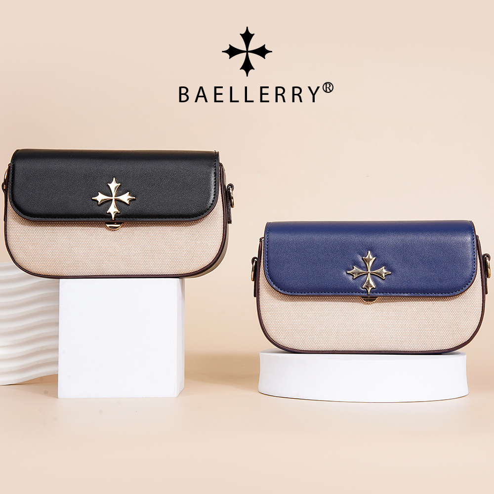 New Women's Mobile Phone Bag With Contrasting Colors Plain Weave Single Shoulder Crossbody Bag Mini Small Square Bag_voghion.com