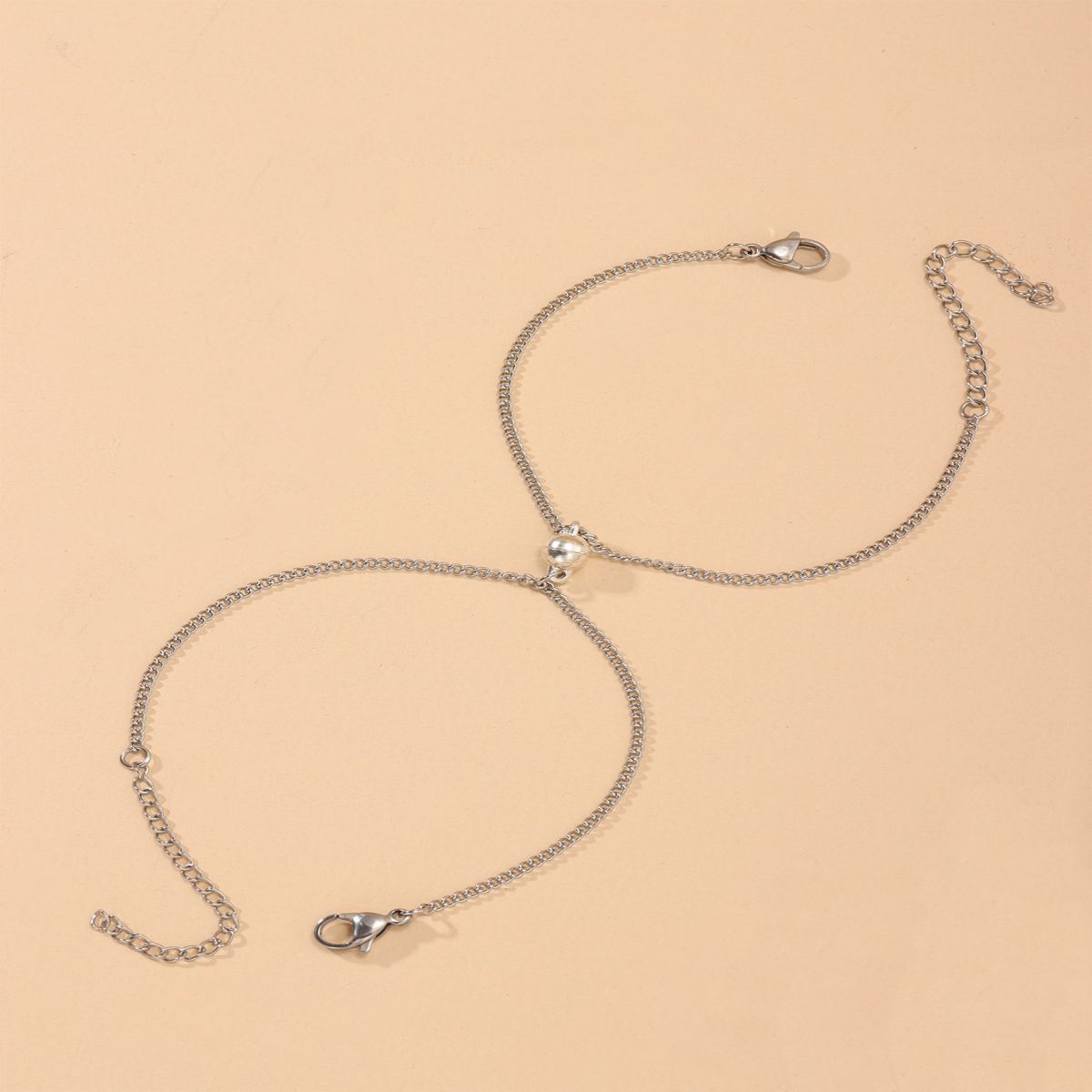 Solid Color Pattern Men's Gender Casual Elegant Simple Style Solid Color 304 Stainless Steel Plating Men's Bracelets Men's Chain Bracelets