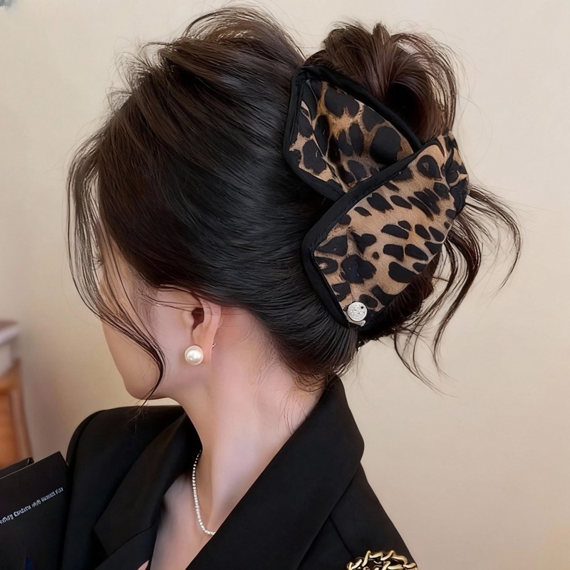 395 треугольный захват с леопардовым принтом 13 см