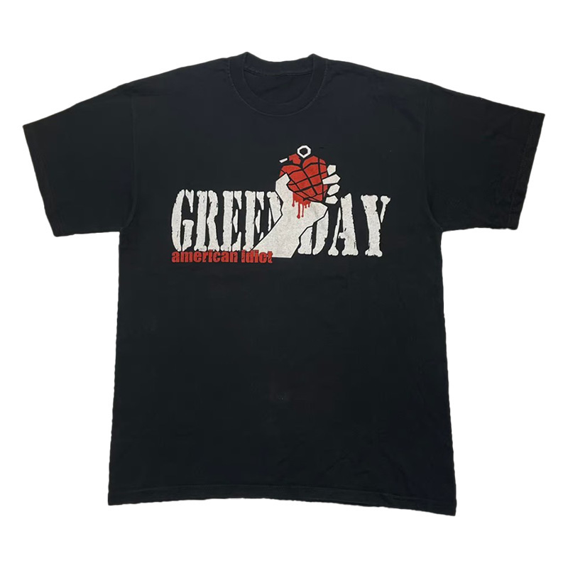 Green Day Green Day Band Album Dookie Illustration Fun American Retro Fashion Brand Punk Men's and Women's T-Shirts