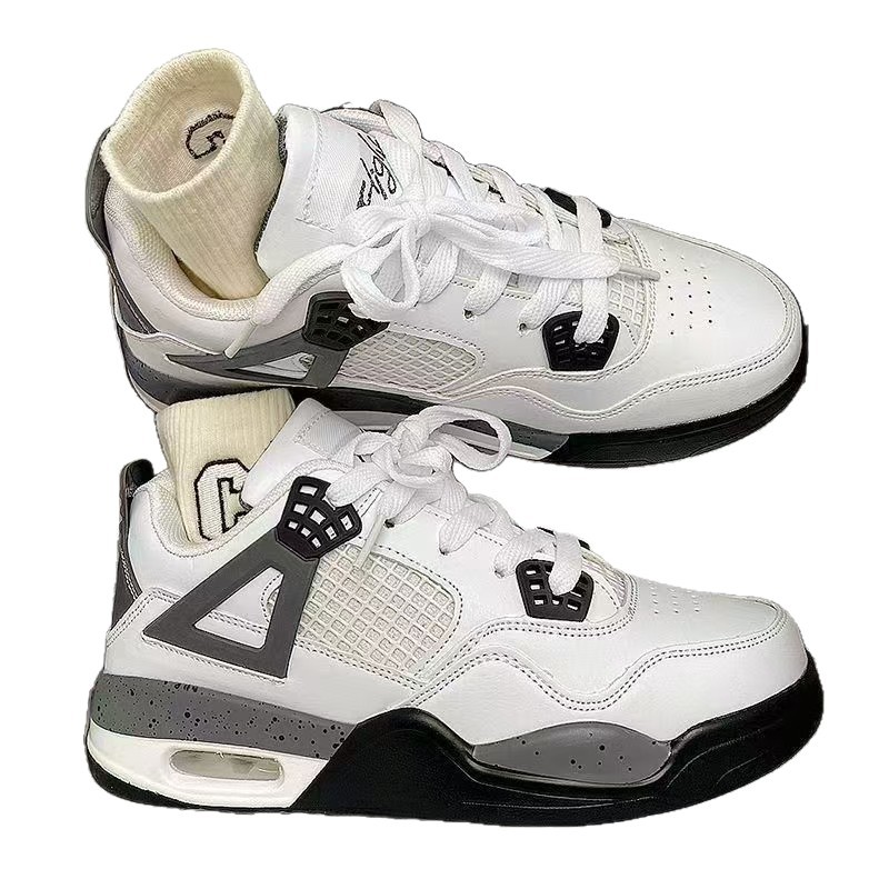 Zapatos de cojín de aire, zapatos de nicho de hombre, zapatos de moda de primavera, zapatos de baloncesto amarillos de suela gruesa