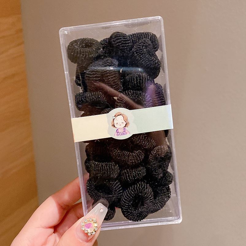 Banda para el cabello para niños cuerda para el cabello accesorios para el cabello no lastiman el cabello cuerda para el cabello anillo de toalla de color cuerda para el cabello de alta elasticidad