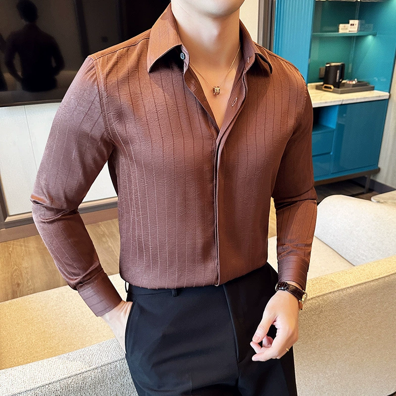 Trend design shirt, slim fit