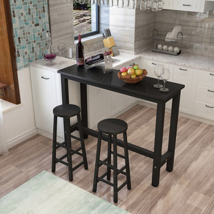 Household Wall Bar Table Milk Tea Shop Rectangular Dining Table High Table Long Table Narrow Table Simple Small Bar