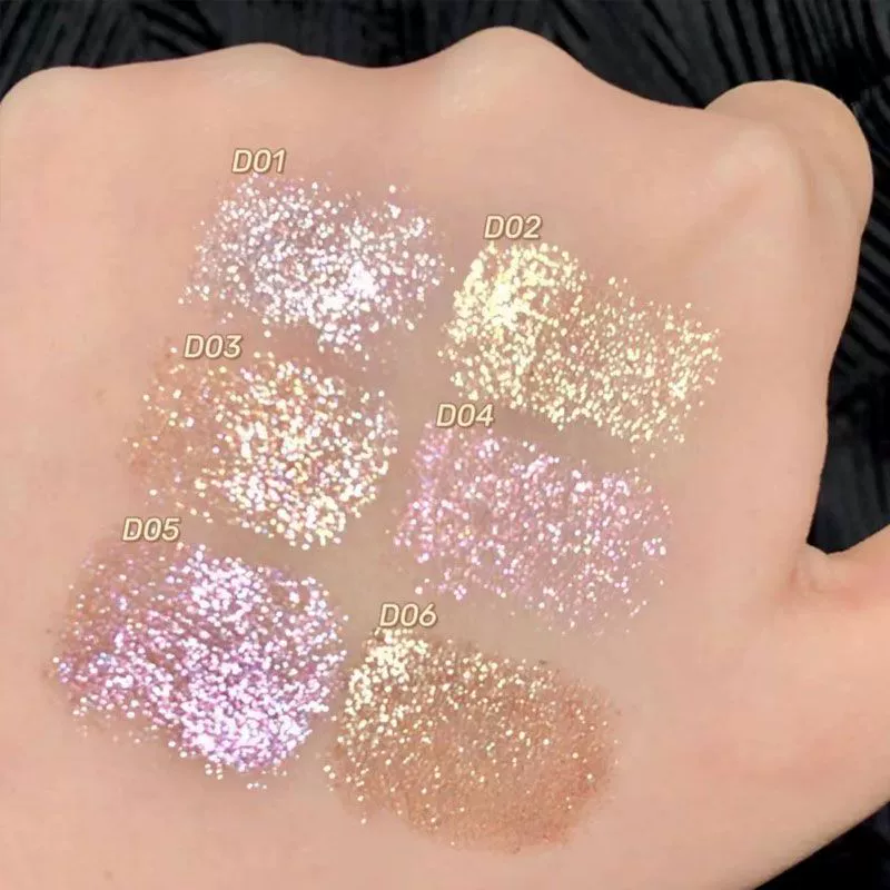 Ногтевая sequins повторное использование хайлайтер тени 2 в 1