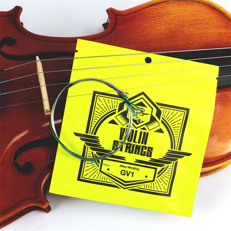 Трансграничная электронной коммерции скрипка набор струн сплава с обмоткой скрипка струны 1/4 1/2 3/4 4/4 универсальный