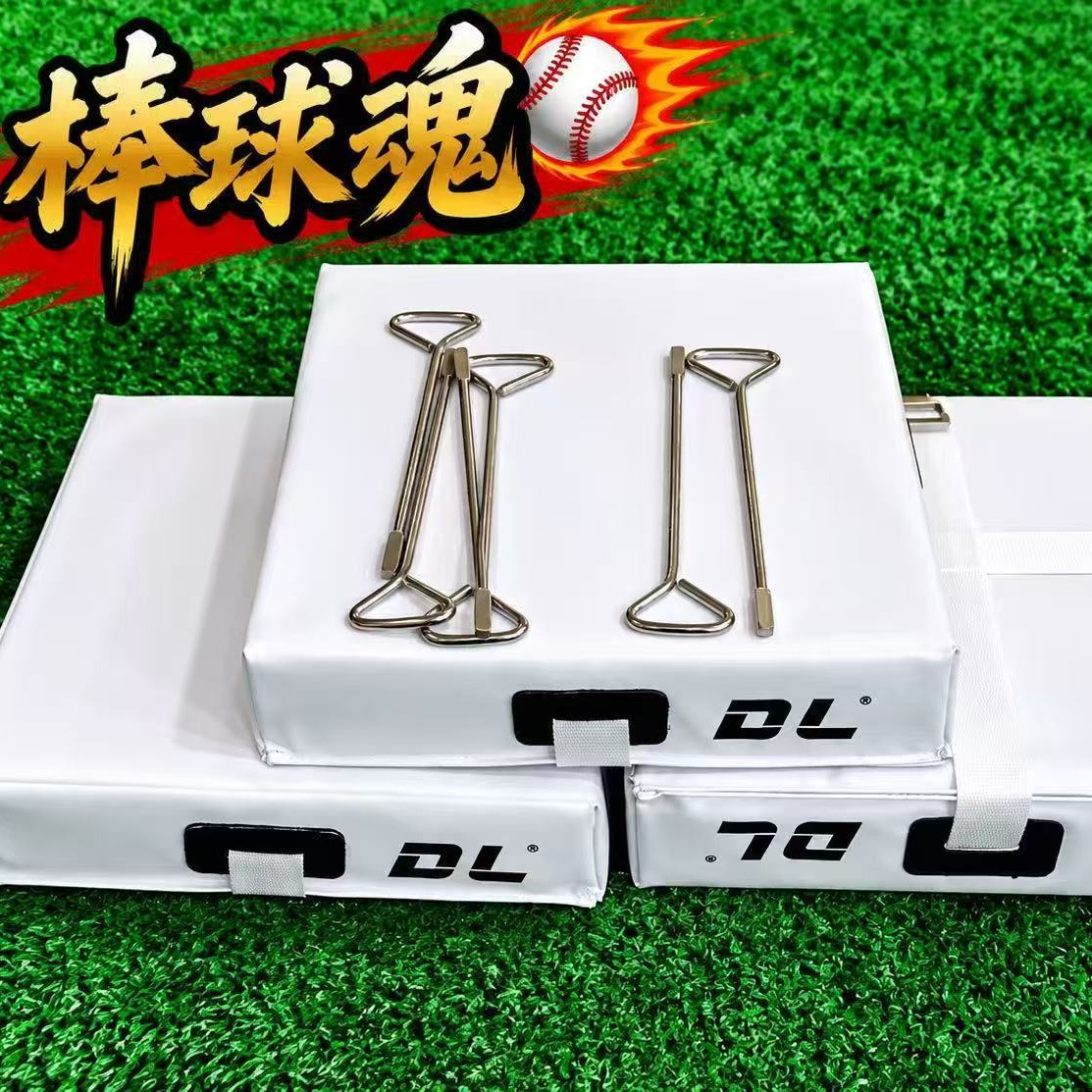 DL monochrome softball bag professional baseball softball waterproof softball bag set Mobile fixed dual-purpose attached with ground nails