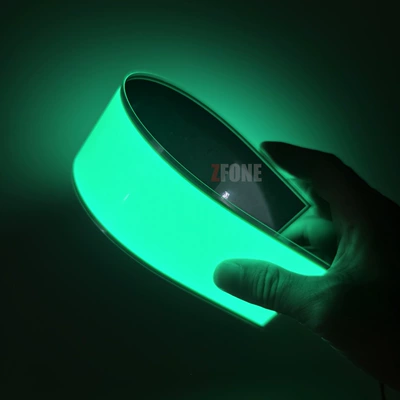 cold light sheet, battery-powered light board, Cold light sheet - green-light-5cm30cm12v-driver-without-switch