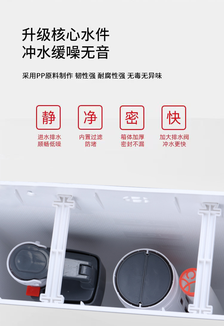 We produce and wholesale thickened high-flushing force toilet water tanks, wall-mounted tanks, household bathroom squat toilets, and toilet flushing water tanks undefined