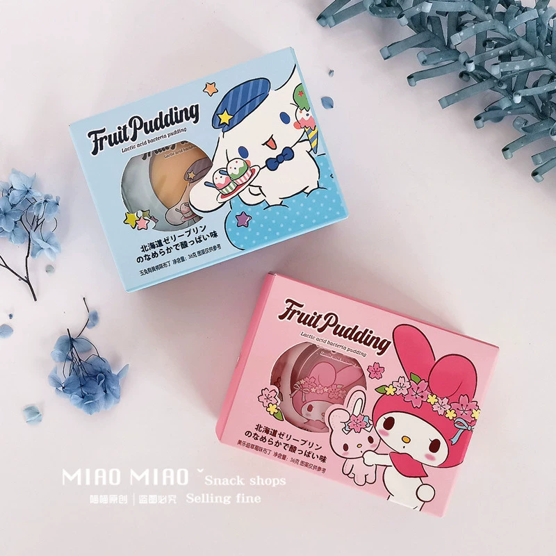 Фруктовое желе Sanrio My Melody Cinnamoroll с молочной кислотой, 36 г, в упаковке, подарок на первый день рождения в честь полнолуния.