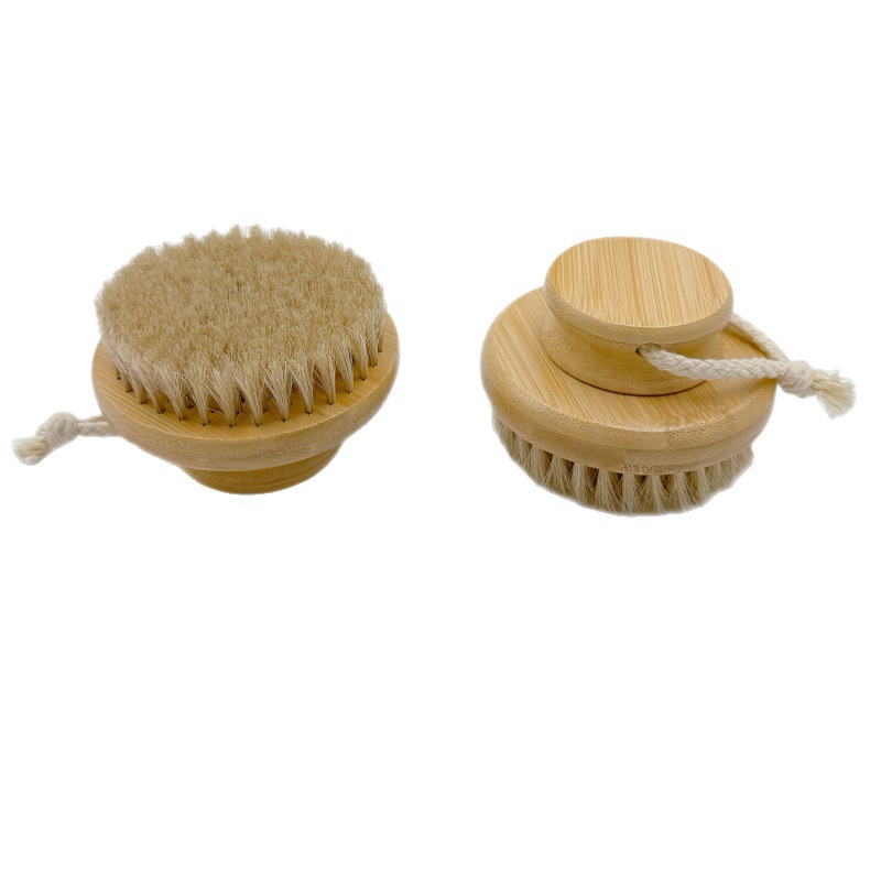 Fuente personalizable cepillo de baño explosivo transfronterizo cepillo de pelo de caballo limpieza profunda cepillo trasero cepillo de baño artefacto de baño