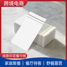 跨境出口彩色logo印花无尘纸一次性餐垫6折餐巾纸婚庆印花无尘纸
