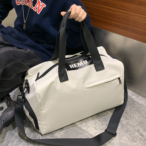 Sports bag for women, yoga fitness bag, dry and wet separation, swimming bag, student lightweight carry-on travel bag, short trip bag