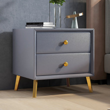 床头柜现代简约轻奢实用床边柜简易款收纳卧室储物高级感小型柜子