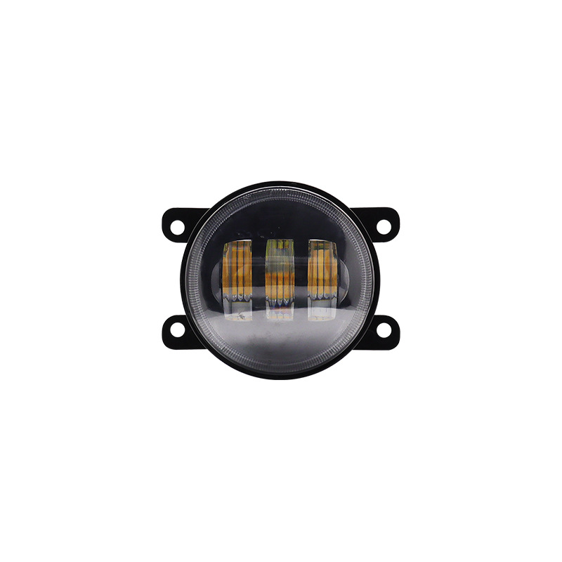 (2개) 30W 4 인치 LED 수정 된 자동차 빛 지프 랭글러 지프 JK TJ 안개 빛 더블 컬러 클래식