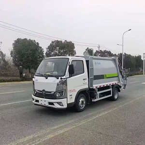 Aoling Zhilan 6-Meter Pure Electric Green License Plate Garbage Compression Truck, Urban Sanitation Vehicle, Community Property Waste Transfer Vehicle