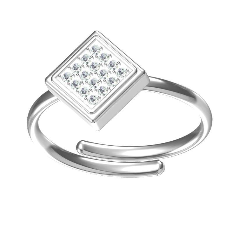 越境貿易新商品 ステンレスリング 丸型 六角形リング レディース ライトラグジュアリー 幾何学リング シンプル 高級