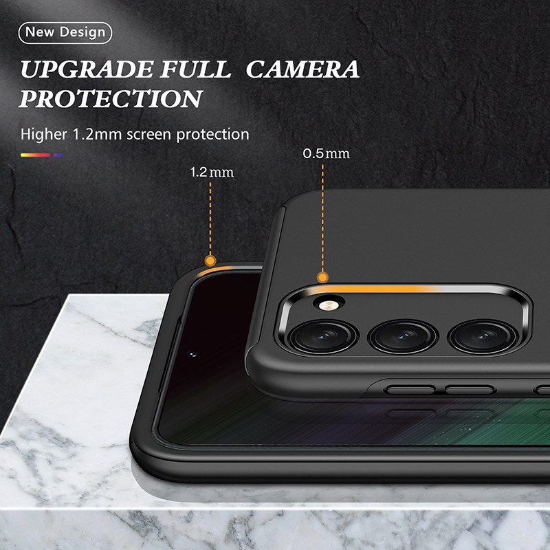 Coque de téléphone antichoc avec support invisible pour samsung s24fe_voghion.com