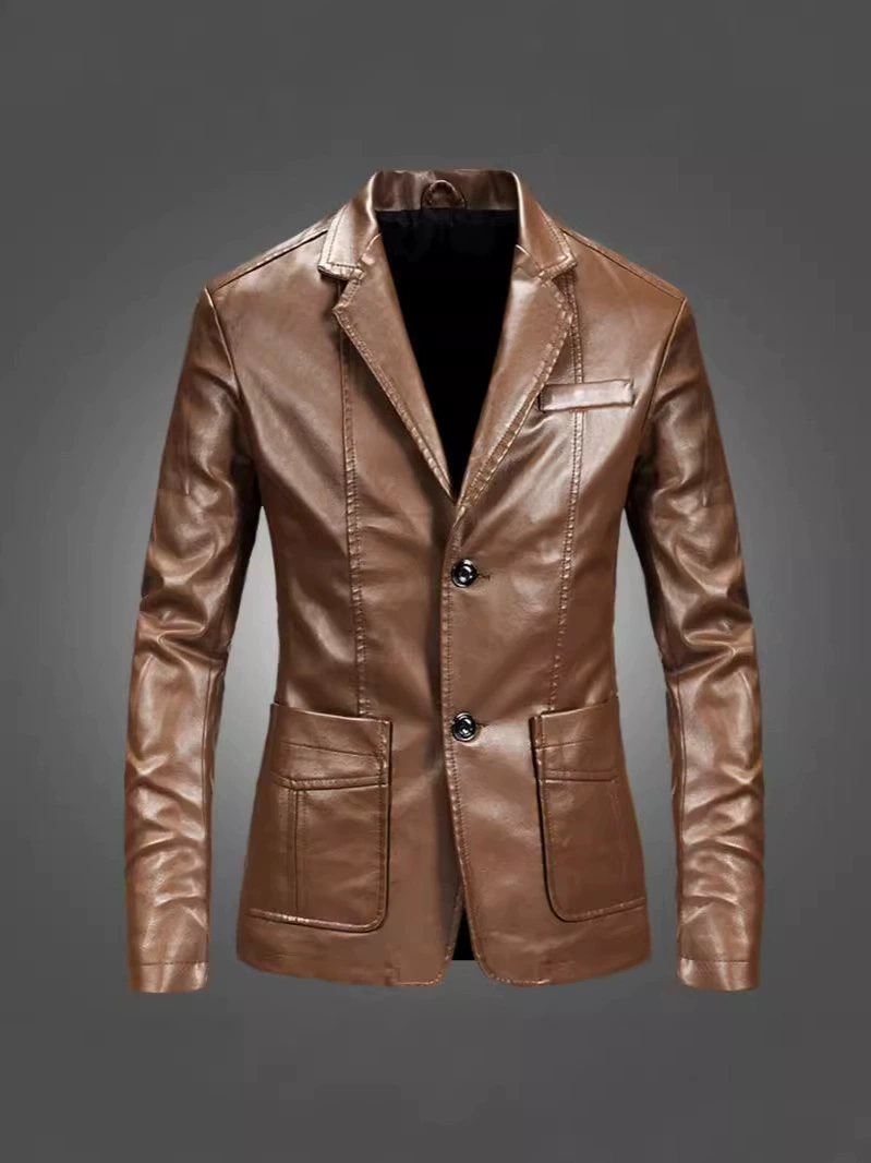 Костюм, полимерная куртка, (Cross-border trading), Slim fit