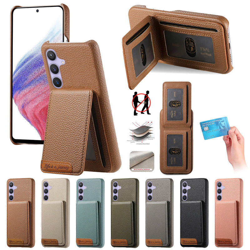 Suitable for Samsung A57 Phone Case with Lychee Pattern, Flip-Up Card Holder, S26 Phone Leather Case, A36 Anti-Theft Swipe Protection, A16 Case Suitable for Samsung A57 Phone Case with Lychee Pattern, Flip-Up Card Holder, S26 Phone Leather Case, A36 Anti-Theft Swipe Protection, A16 Case