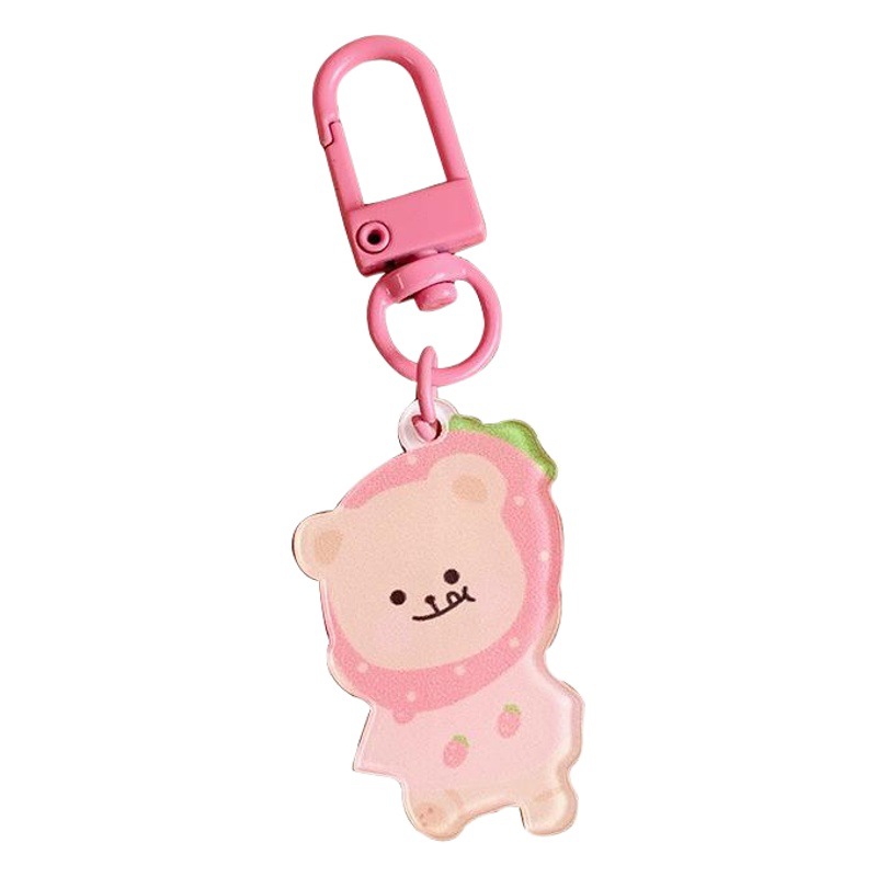 Nuevo lindo juego de colgantes de llavero de dibujos animados colgante de decoración de niña estudiante todo fósforo pequeño regalo al por mayor