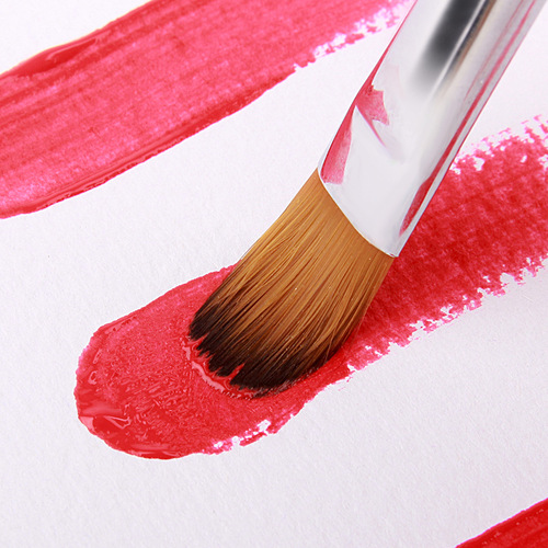 Amazon oil paint brush black long pole nylon hair brush set student art painting materials watercolor brush acrylic pen