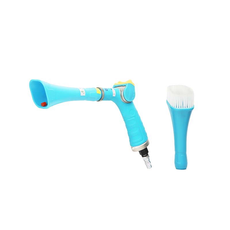 带毛刷龙卷风清洁枪高压干吹尘清洗枪汽车内饰除尘枪高压气动喷枪